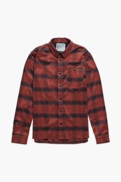Рубашка TLD GRIND FLANNEL STRIPE [RUSSET] SM