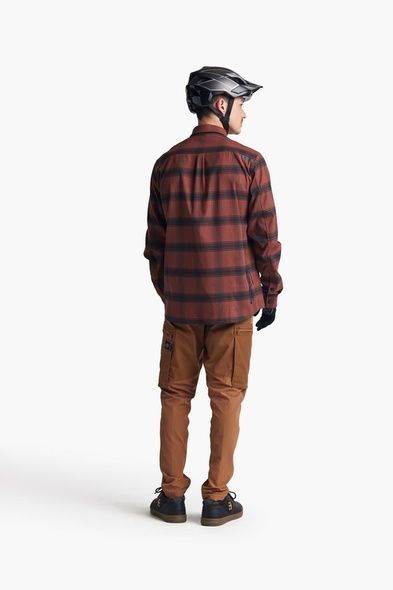 Рубашка TLD GRIND FLANNEL STRIPE [RUSSET] SM