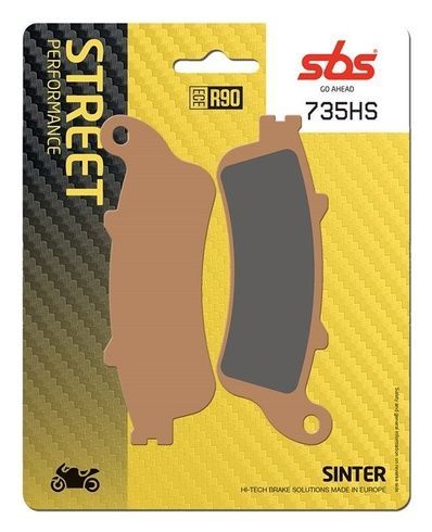 Тормозные колодки SBS Performance Front Brake Pads, Sinter (960HS)