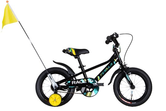 Купити Велосипед дитячий 14" Formula Race ST 2022, чорно-жовтий з доставкою по Україні