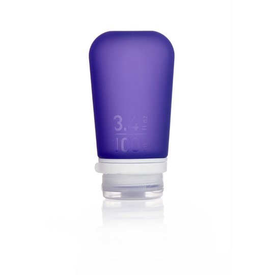 Силиконовая бутылочка Humangear GoToob + Large purple (фіолетовий)