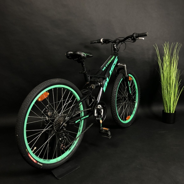 Купить Велосипед б/у подростковый 24" Bliss черно-зеленый с доставкой по Украине