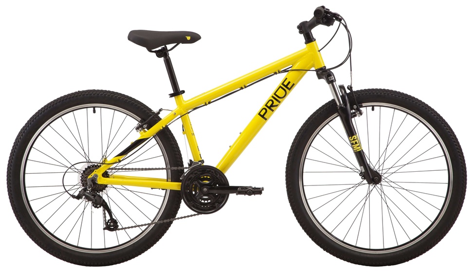 Купити Велосипед 26" Pride MARVEL 6.1 рама - S 2023 жовтий (задній та передній перемикачі та монетка - MICROSHIFT) з доставкою по Україні